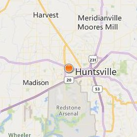 Ross Medical Education Center Huntsville Location Map - City View