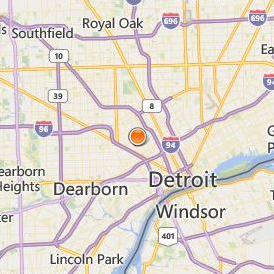Sacred Heart Major Seminary Location Map - City View