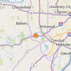 St Louis College of Health Careers Fenton Location Map - City View