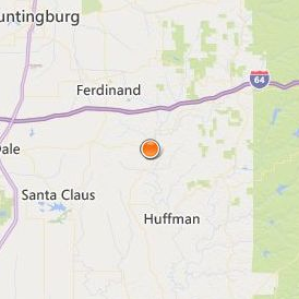 Saint Meinrad School of Theology Location Map - City View