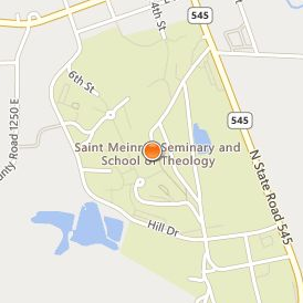Saint Meinrad School of Theology Location Map - Street View