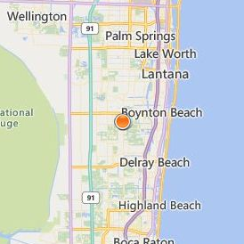 Saint Vincent de Paul Regional Seminary Location Map - City View