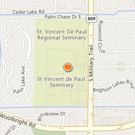 Saint Vincent de Paul Regional Seminary Location Map - Street View