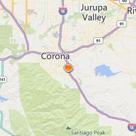 Salon Success Academy Corona Location Map - City View