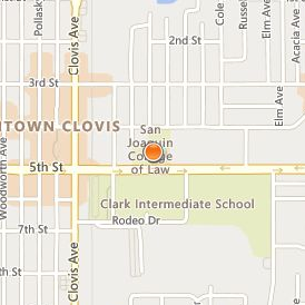 San Joaquin College of Law Location Map - Street View