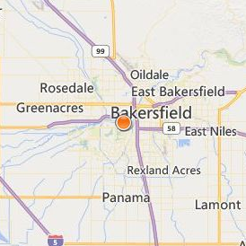 Santa Barbara Business College Bakersfield Location Map - City View