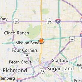 Sebring Career Schools Houston Location Map - City View