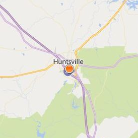 Sebring Career Schools Huntsville Location Map - City View