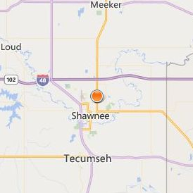 Shawnee Beauty College Location Map - City View
