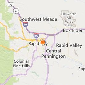 South Dakota School of Mines and Technology Location Map - City View