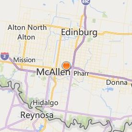 Southern Careers Institute Pharr Location Map - City View