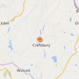 Sterling College Craftsbury Common Location Map - City View