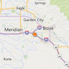 Stevens Henager College Boise Location Map - City View