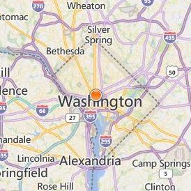 Strayer University District of Columbia Location Map - City View