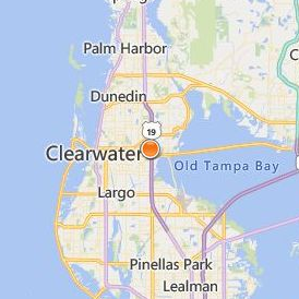 Sunstate Academy Clearwater Location Map - City View