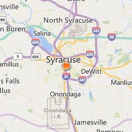 SUNY College of Environmental Science and Forestry Location Map - City View