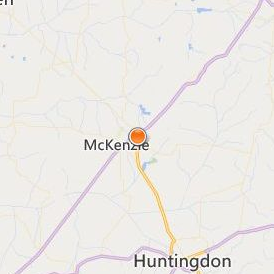 Tennessee College of Applied Technology McKenzie Location Map - City View