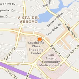 Texas College of Cosmetology San Angelo Location Map - Street View