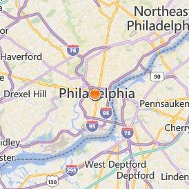 Curtis Institute of Music Location Map - City View