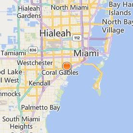 M DCPS The English Center Location Map - City View