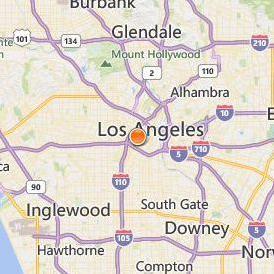 Fashion Institute of Design & Merchandising Los Angeles Location Map - City View