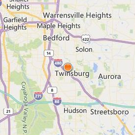 Paul Mitchell the School Cleveland Location Map - City View