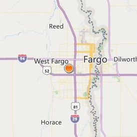 The Salon Professional Academy Fargo Location Map - City View