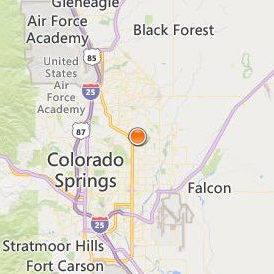 The Salon Professional Academy Colorado Springs Location Map - City View