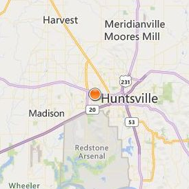The Salon Professional Academy Huntsville Location Map - City View