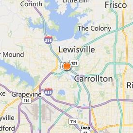 The Salon Professional Academy Lewisville Location Map - City View