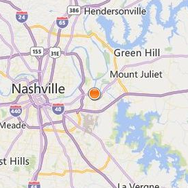 The Salon Professional Academy Nashville Location Map - City View