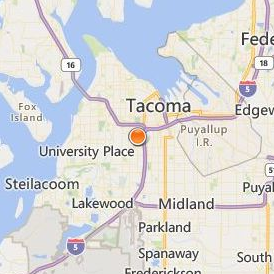 Summit Salon Academy Tacoma Location Map - City View