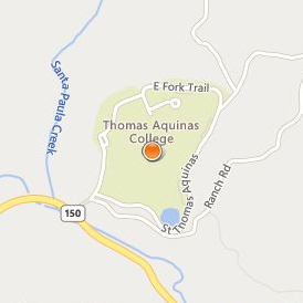 Thomas Aquinas College Location Map - Street View
