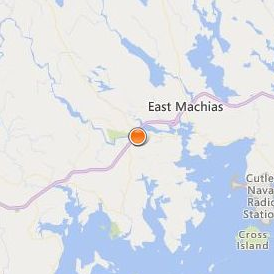 University of Maine at Machias Location Map - City View