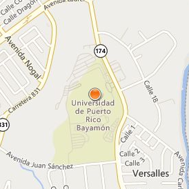 University of Puerto Rico Bayamon Location Map - Street View