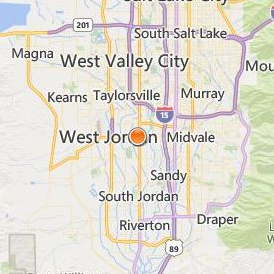 Broadview University West Jordan Location Map - City View