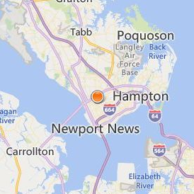 Virginia School of Hair Design Location Map - City View