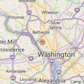 Wesley Theological Seminary Location Map - City View