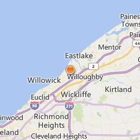 Willoughby Eastlake School of Practical Nursing Location Map - City View