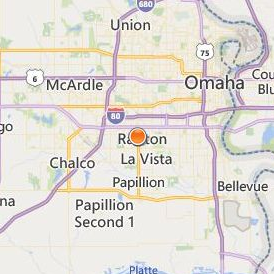 Xenon International Academy Omaha Location Map - City View